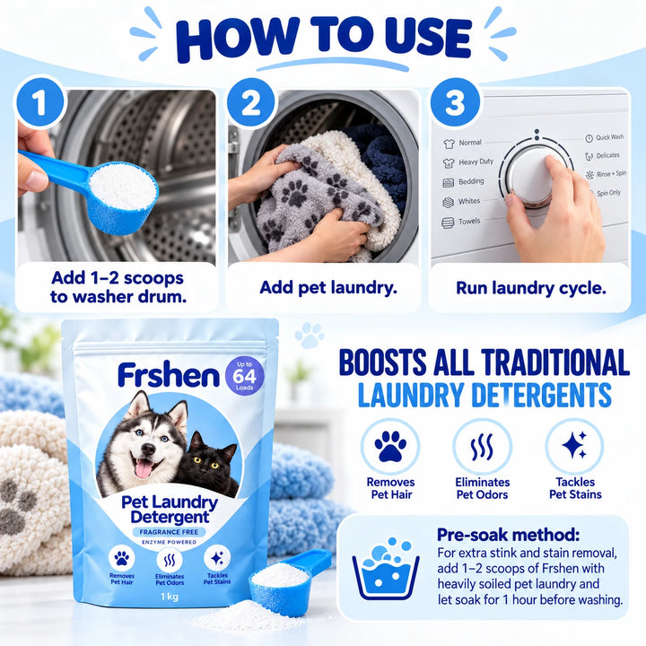 Pet Laundry Detergent (64 Loads)